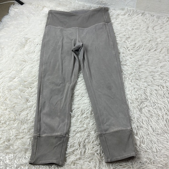 Lululemon Wunder Under Crop 23" *Ribbed Washed French Clay - Picture 1 of 5